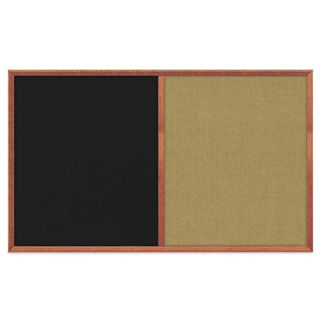 United Visual Products Slim Style Indoor Enclosed Corkboard, 24 UV502SC-SATIN-AMETHY